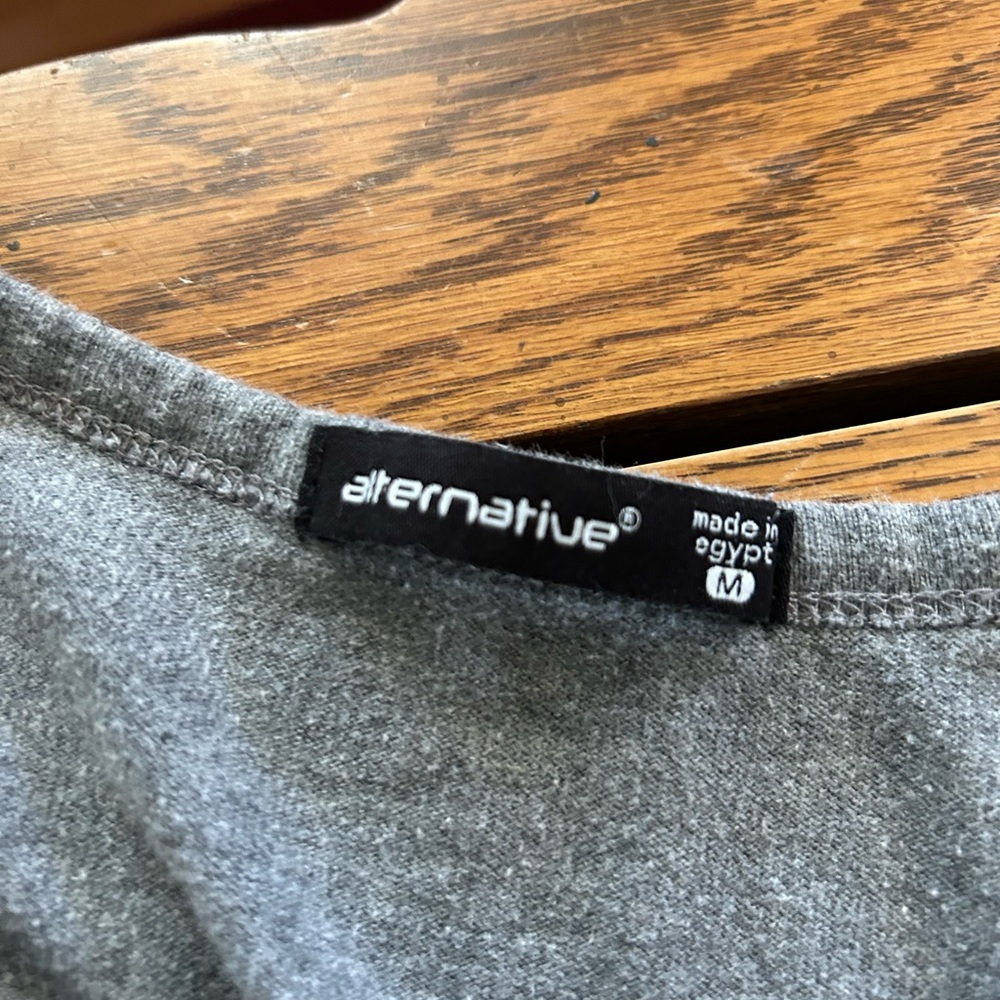 Gray Long-Sleeve Henley Shirt - Picture 7 of 13